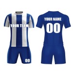 High Quality Custom Men's Football Kits Soccer Jersey Set for Team Training Sublimation Soccer Uniforms with Custom Name High Quality Custom Men's Football Kits Soccer Jersey Set for Team Training Sublimation Soccer Uniforms with Custom Name
