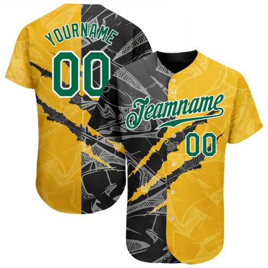 Custom Logo 3D Pattern Full Button Baseball Jersey Wholesale College Games Sublimation Printing Baseball Jerseys