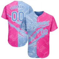 Custom Logo 3D Pattern Embroidery v Neck Designer Brand Sublimated Uniform Jackets Football Baseball Jerseys