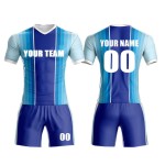 Custom High Quality Men's Custom Sublimation Soccer Uniform France, Soccer Jerseys Soccer Uniforms Sets