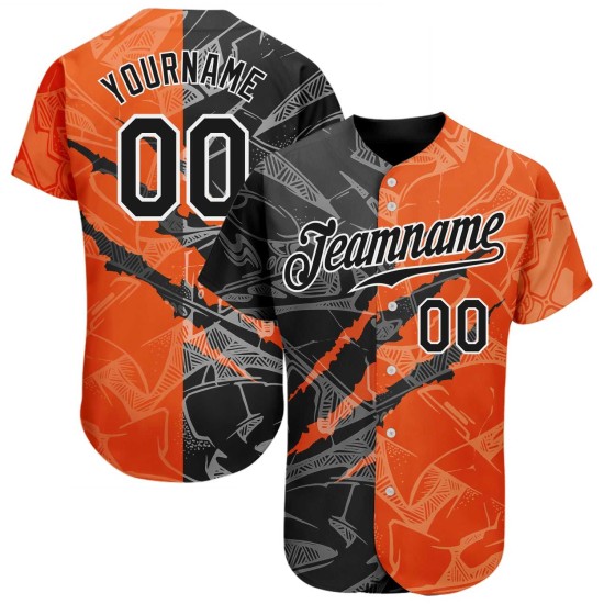 Custom Logo 3D Pattern Full Button Baseball Jersey Wholesale College Games Sublimation Printing Baseball Jerseys