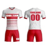 2025-2026 Custom Men's Football Uniforms Wholesale 100% Polyester National Team Soccer Wear Sublimation Jersey Set