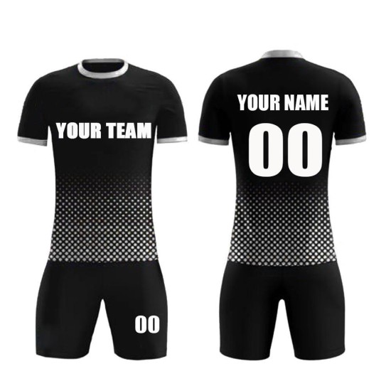 Custom Designed Soccer Club Team Uniforms New France Jersey Shirt Sublimated Print Personalization for Adults