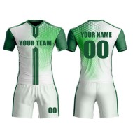 Custom Sublimation White Navy Soccer Jersey Football Shirt Kids' Set Custom Name Garment Dyed Techniques for Sports Uniforms Custom Sublimation White Navy Soccer Jersey Football Shirt Kids' Set Custom Name Garment Dyed Techniques for Sports Uniforms