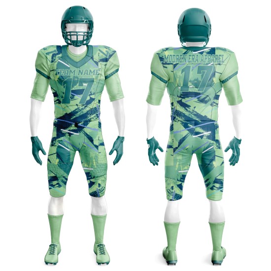 New High Quality Reversible Sublimated American Football Jersey Custom Adult Youth American Football Uniforms Sets