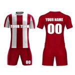 High Quality Custom Men's Football Kits Soccer Jersey Set for Team Training Sublimation Soccer Uniforms with Custom Name High Quality Custom Men's Football Kits Soccer Jersey Set for Team Training Sublimation Soccer Uniforms with Custom Name