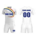 Breathable Soccer Wear Kit Custom Football Jerseys Soccer T-shirt Uniform Sublimated 2 Piece Soccer Jersey Set Breathable Soccer Wear Kit Custom Football Jerseys Soccer T-shirt Uniform Sublimated 2 Piece Soccer Jersey Set