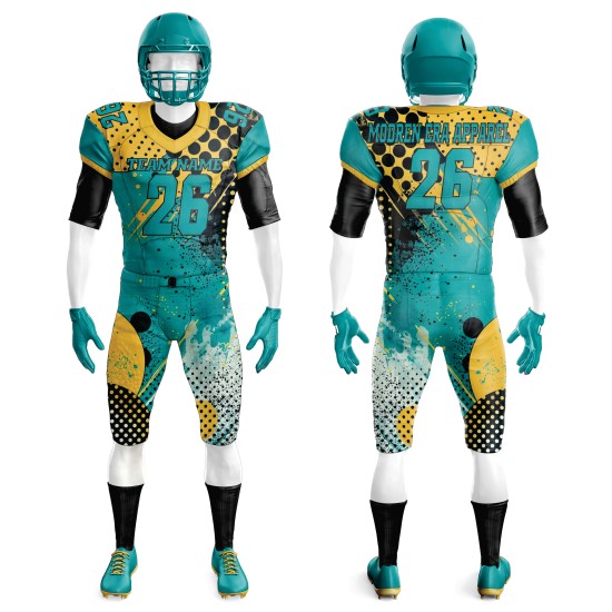 Short Sleeve Quick Dry Adult American Football Uniform Set Breathable Summer Sports Gear Plus Sizes Buy Sublimated Sports Gear
