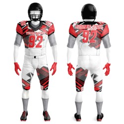 Custom Designed American Football Jerseys with Short Sleeves Sublimation Uniforms Contact Supplier for Similar Products