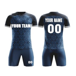2024 OEM Custom Name Red Soccer Jersey Full Set Football Training Uniform with Custom Name France Team Inspired